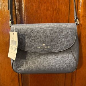 Kate Spade Blue Leather Crossbody Bag Small